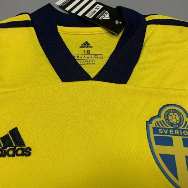 Sweden 2021 Home Kids Jersey And Shorts Kit