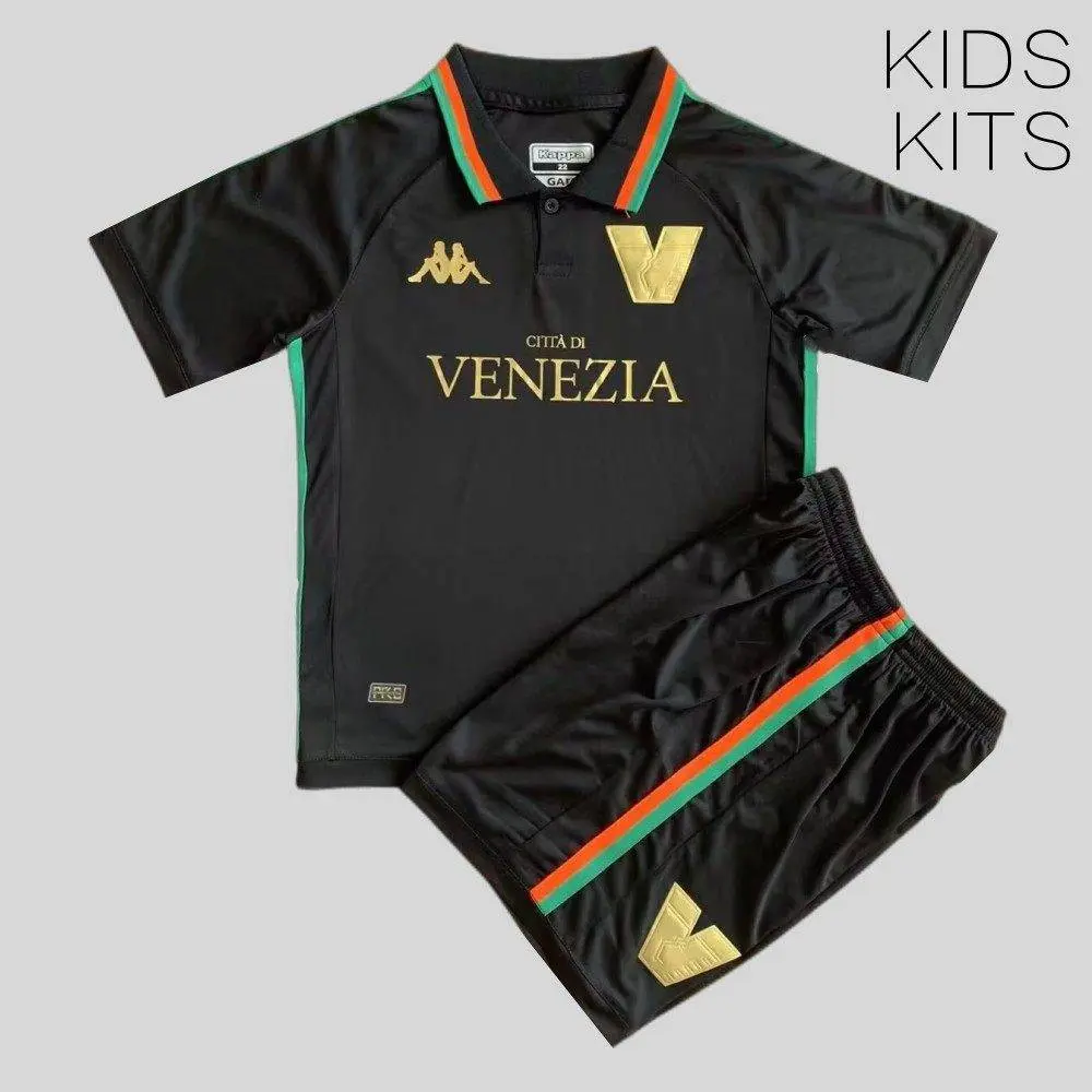 Venezia FC 2022/23 Home Kids Jersey And Shorts Kit