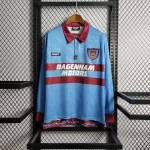 West Ham United 1995/97 Away Long Sleeves Retro Jersey