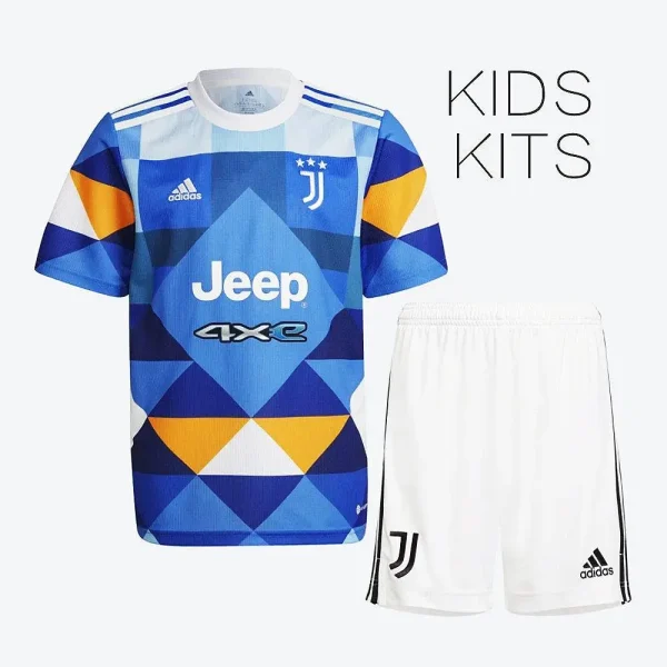 Juventus 2022/23 Fourth Kids Jersey And Shorts Kit