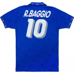 Italy 1994 Home R.baggio #10 Retro Jersey