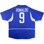 Brazil 2002-2004 Home #9 Ronaldo Retro Jersey