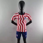 Atletico Madrid 2022/23 Home Kids Jersey And Shorts Kit