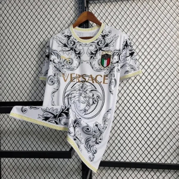 Italy 2023/24 Versace Co-Branded Edition Jersey White