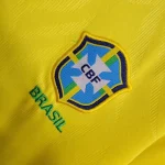 Brazil 2023/24 Home Kids Jersey And Shorts Kit