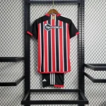 Sao Paulo 2023/24 Away Kids Jersey And Shorts Kit