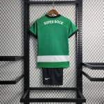 Sporting CP 2023/24 Home Kids Jersey And Shorts Kit