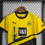 Borussia Dortmund 2023/24 Home Kids Jersey And Shorts Kit