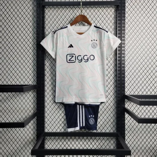 Ajax 2023/24 Away Kids Jersey And Shorts Kit