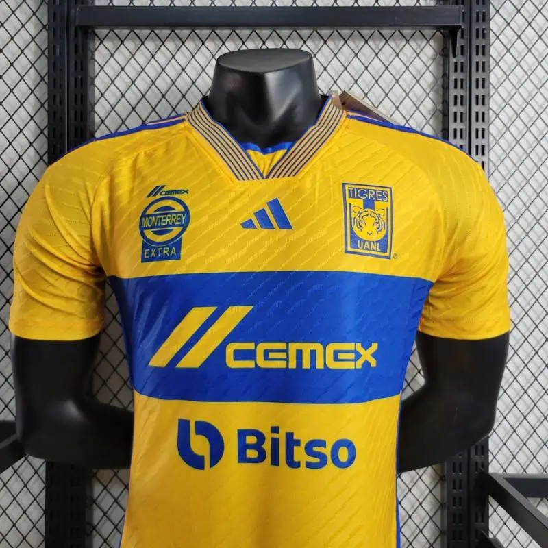 Tigres UANL 2023/24 Home Player Version Jersey