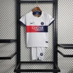 Paris Saint-Germain 2023/24 Away Kids Jersey And Shorts Kit