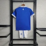 Everton 2023/24 Home Kids Jersey And Shorts Kit