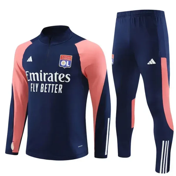 Olympique Lyonnais 2023-24 Half-zip Tracksuit