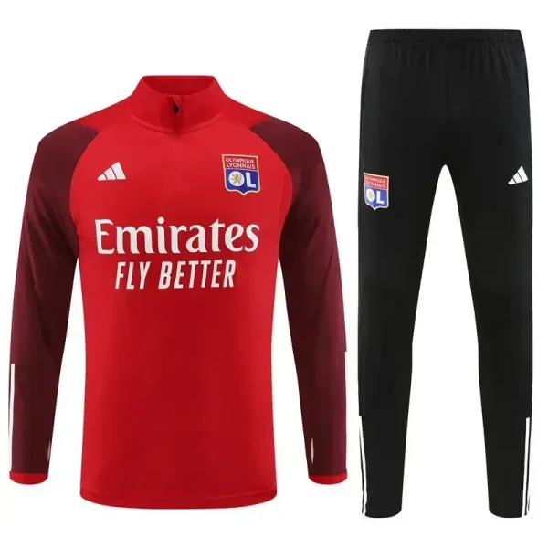 Olympique Lyonnais 2023-24 Half-zip Tracksuit