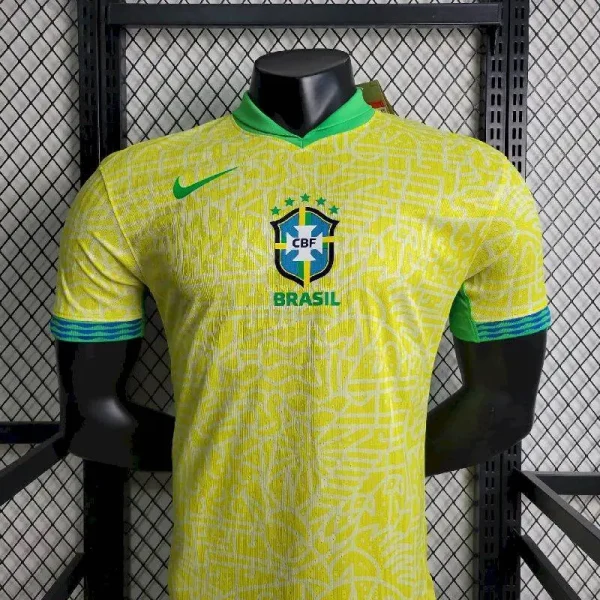 Brazil 2024/25 Home Player Version Jersey