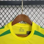 Brazil 2002 Home Kids Jersey And Shorts Kit