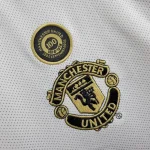 Manchester United 2001/2002 Centenary Reversible Away And Third Long Sleeves Retro Jersey