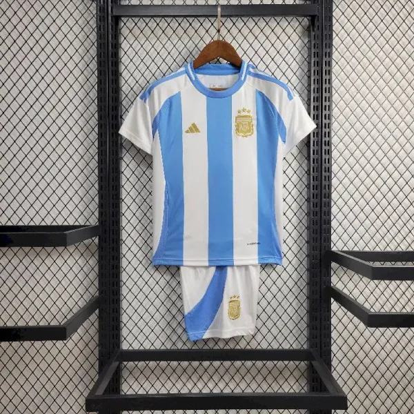 Argentina 2024/25 Home Kids Jersey And Shorts Kit