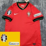 Portugal 2024/25 Euro Home Kids Jersey And Shorts Kit