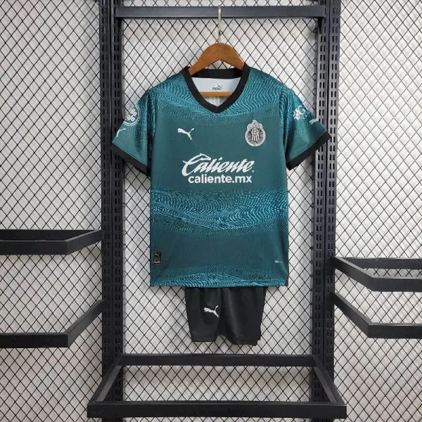 Chivas 2023/24 Third Kids Jersey And Shorts Kit