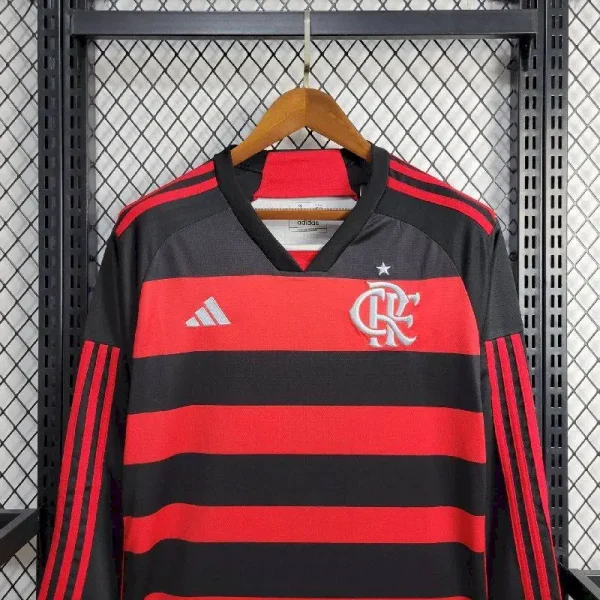 Flamengo 2024/25 Home Long Sleeves Jersey